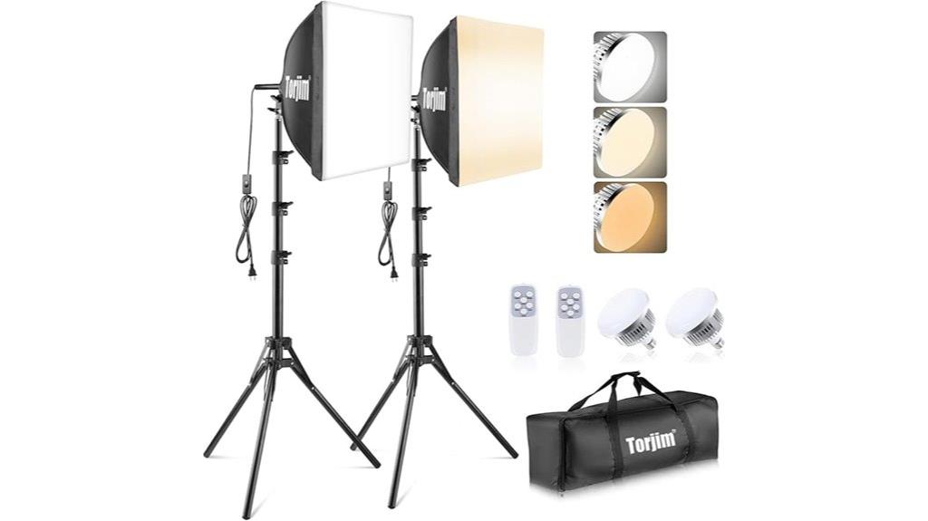 professional softbox photography lighting