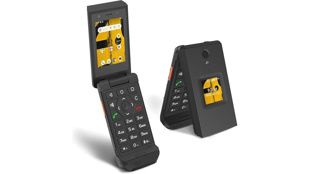 rugged flip phone 16gb