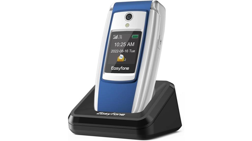 senior friendly 4g flip phone