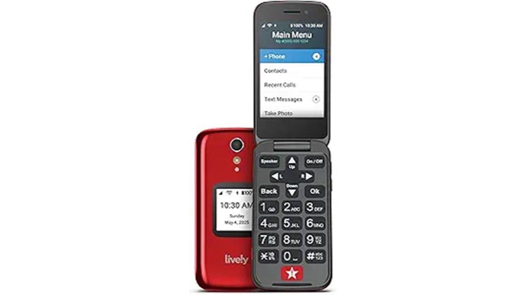 senior friendly flip phone