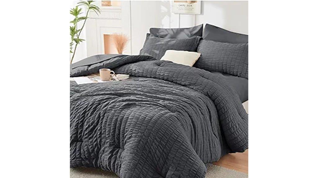 seven piece king comforter set