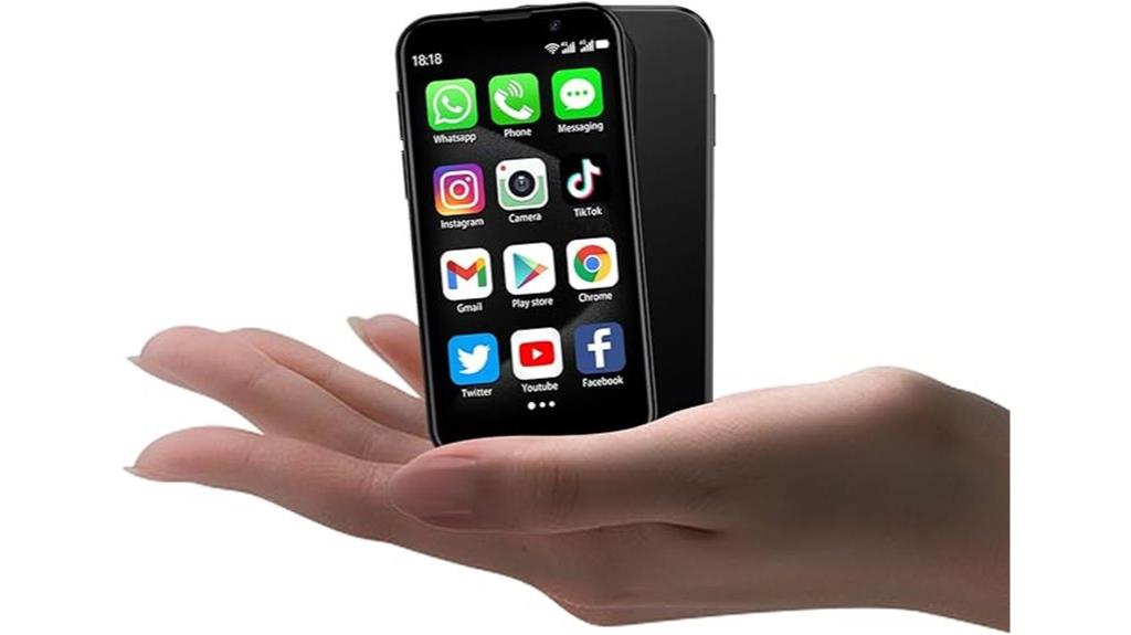 small hd touchscreen smartphone