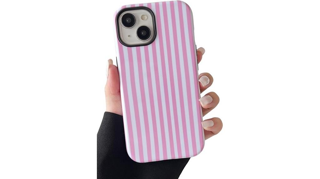 stripe shockproof iphone cover