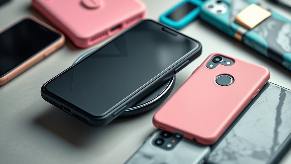 stylish wireless charging cases