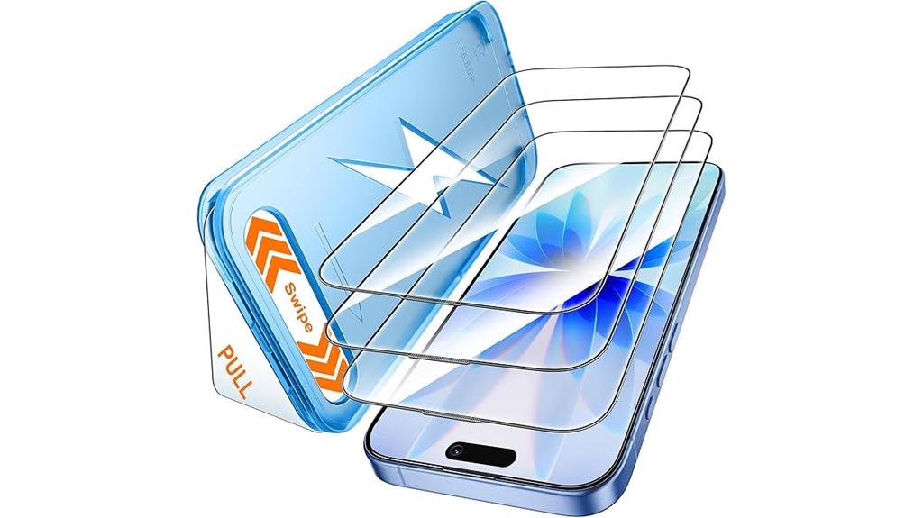 three pack iphone 17 screen protectors