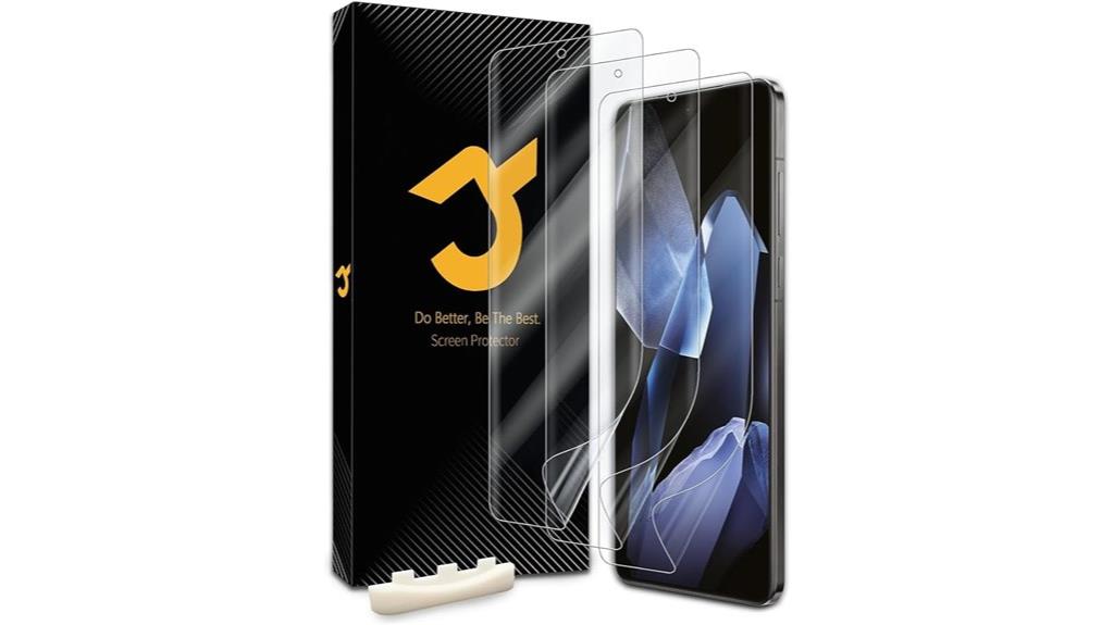 three pack oneplus screen protectors