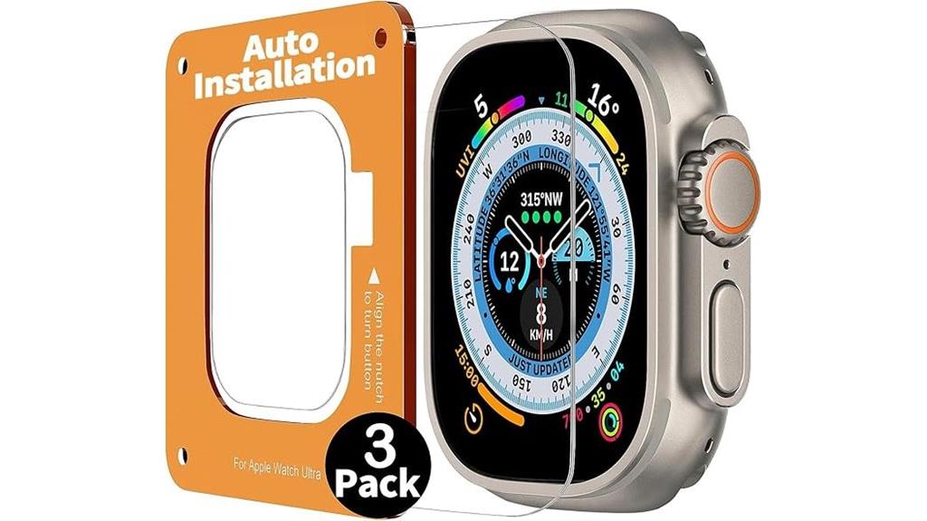 triple pack apple watch protectors