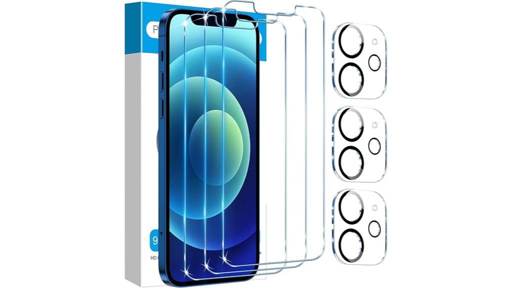 triple pack iphone 12 protectors