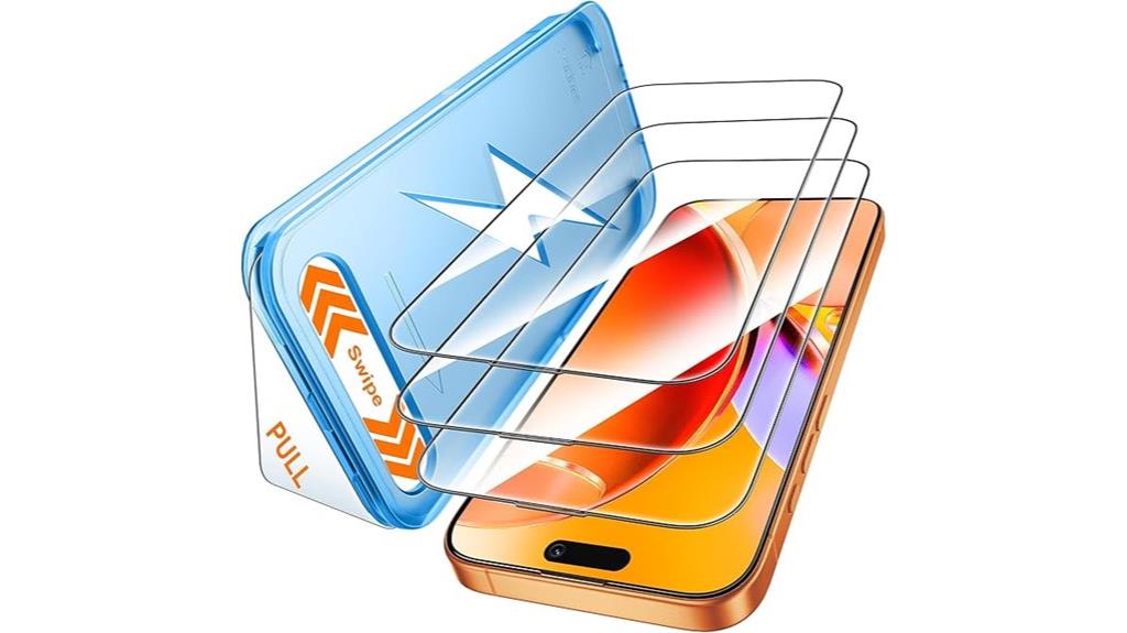 triple pack screen protector