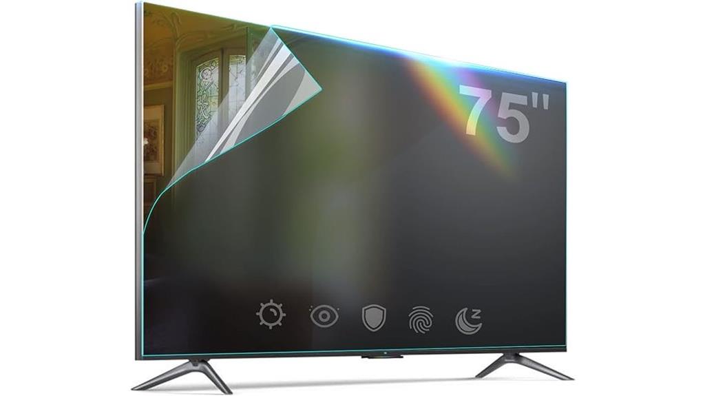 tv glare reduction film