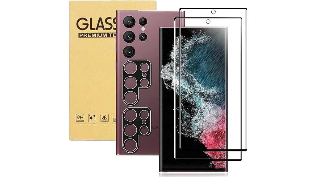 two screen protectors included