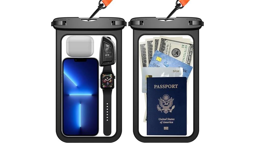 waterproof phone pouch set