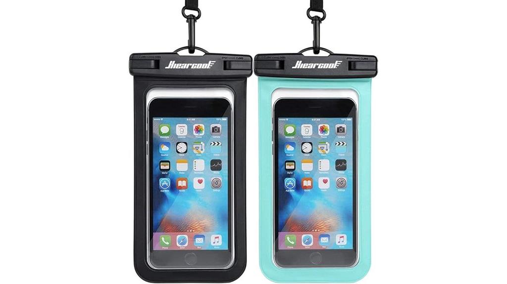 waterproof phone pouch set