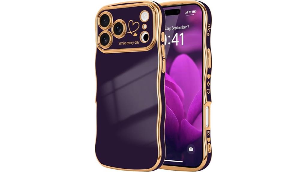 wave frame heart design