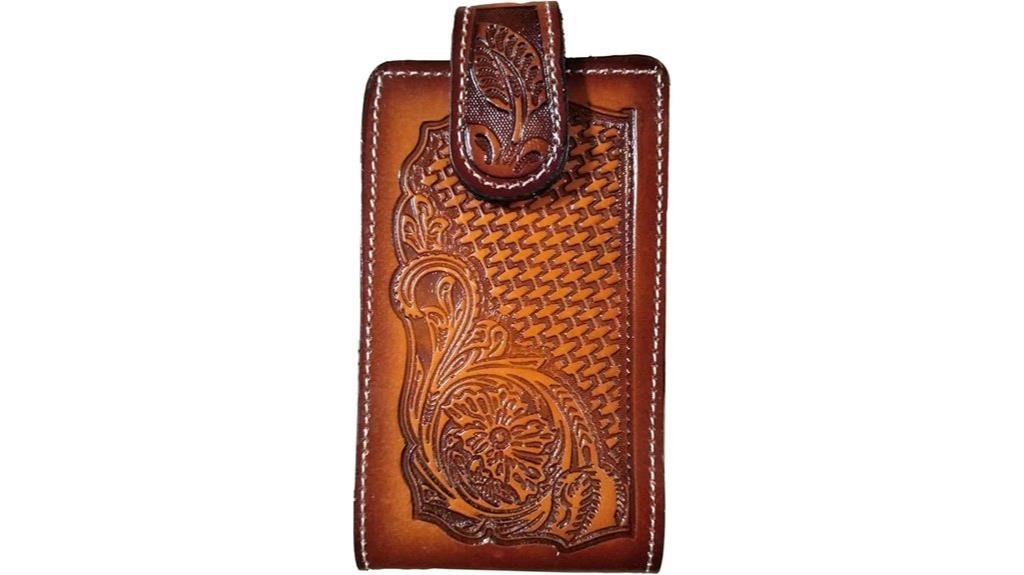 western leather cell belt