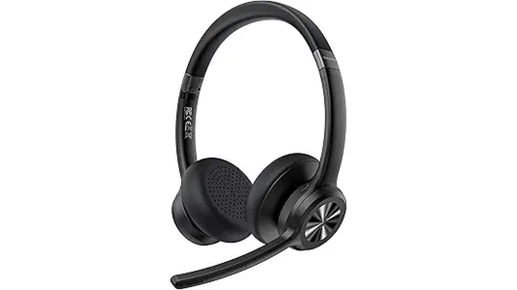 wireless headset with ai noise cancellation