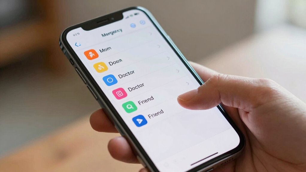 emergency contact setup tips