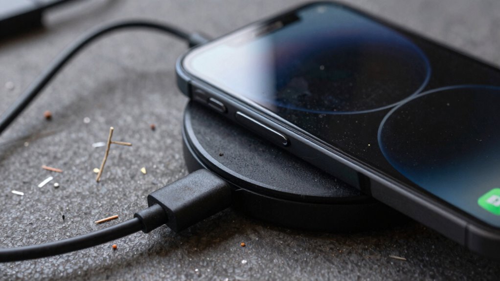 interference from phone cases