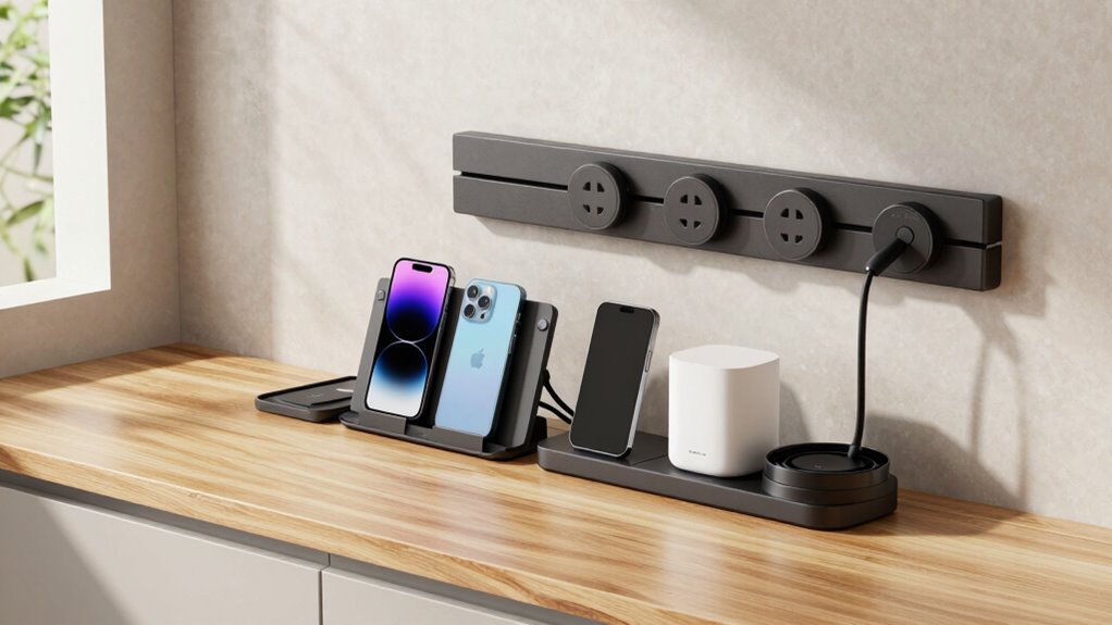organized accessible charging station