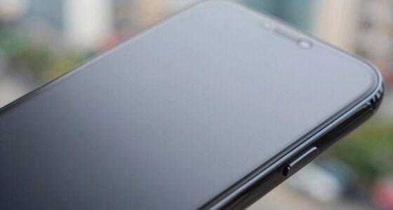 reduces glare and fingerprints
