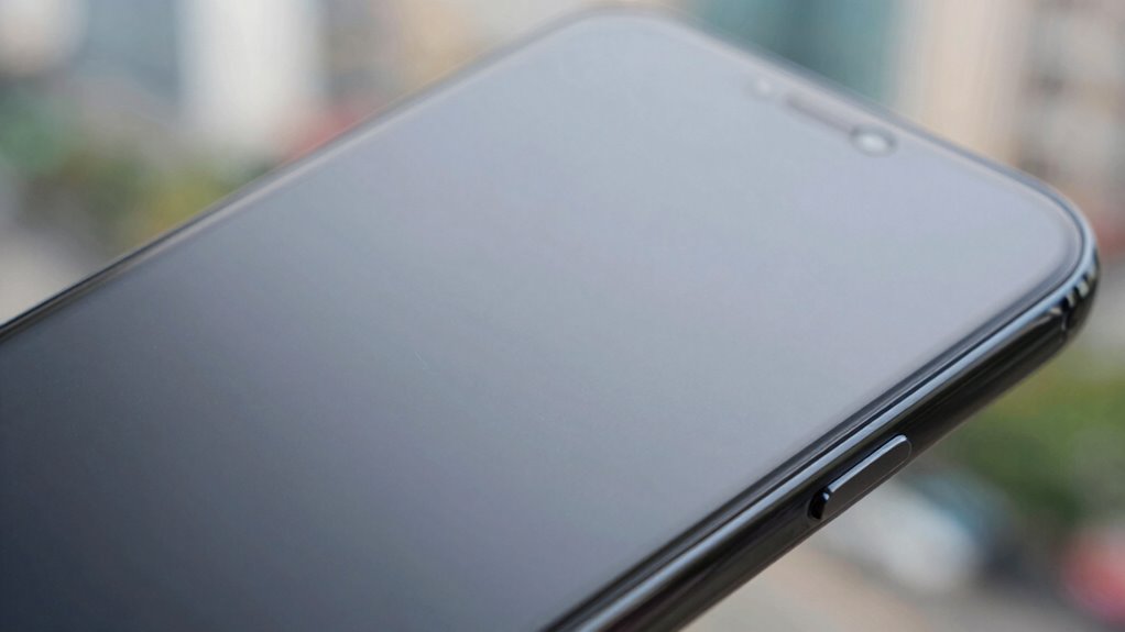 reduces glare and fingerprints