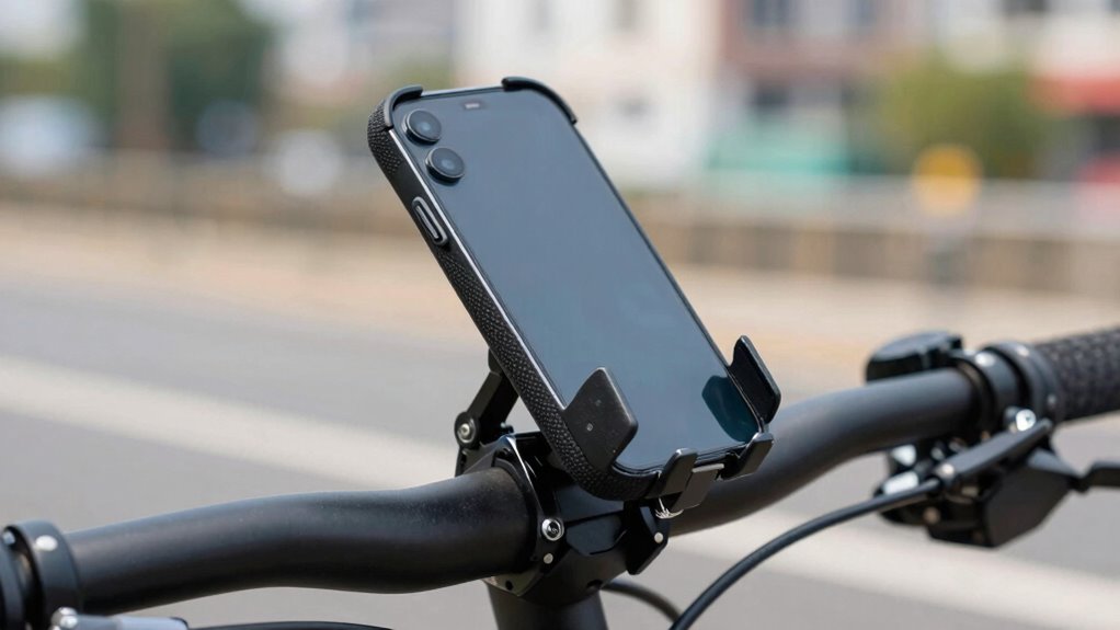 secure durable bike phone mount