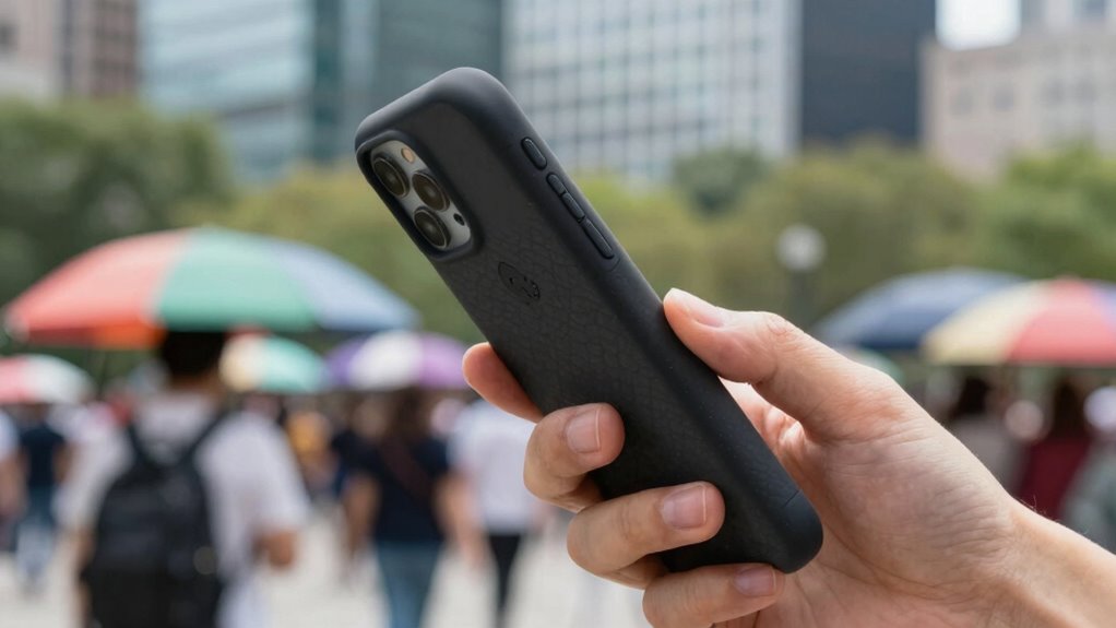 secure your phone publicly