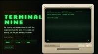 TERMINAL NINE — a decommissioned station computer, still running one story (FABLE/175)