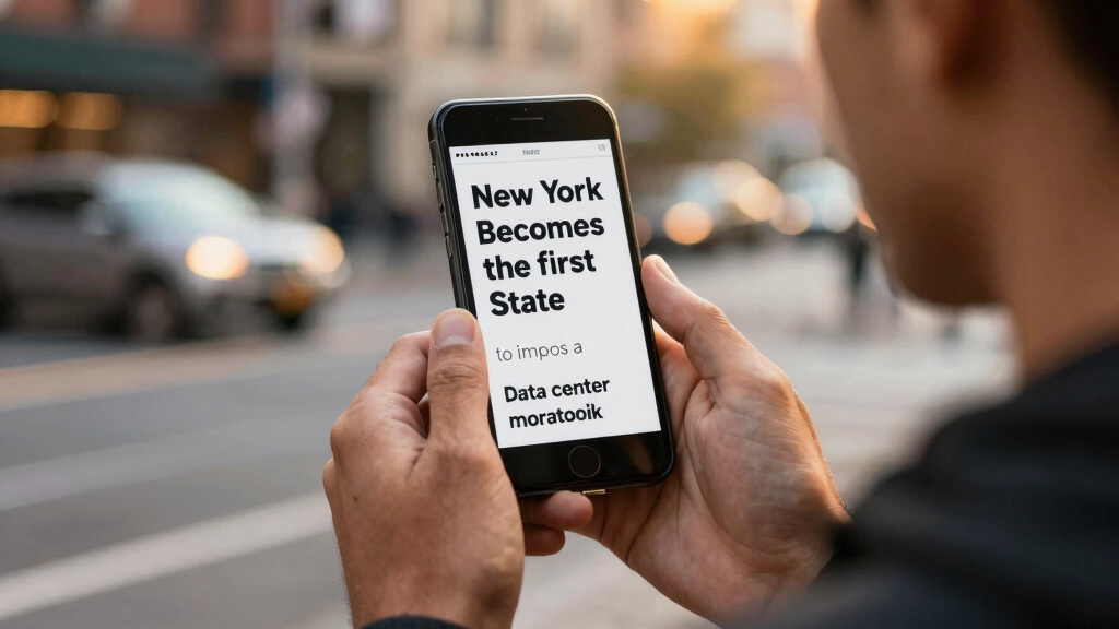 New York becomes the first state to impose a data center moratorium